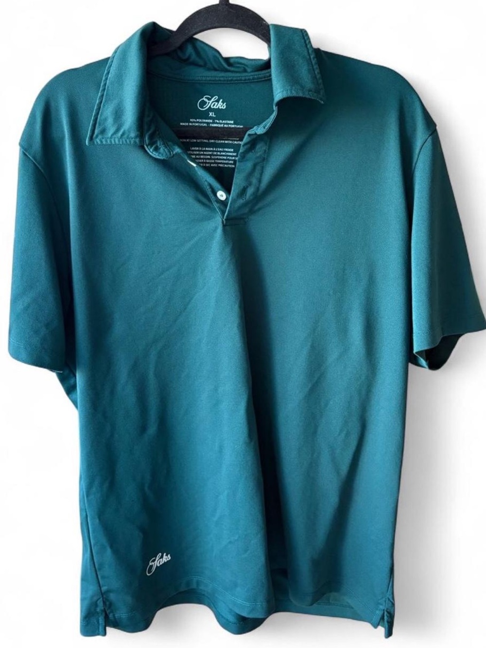 Saks green Polo Shirt for Men